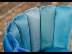 Silla de comedor - Azul terciopelo - JADA