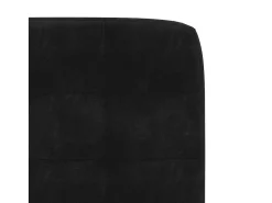 Silla de comedor 6 unidades terciopelo negro