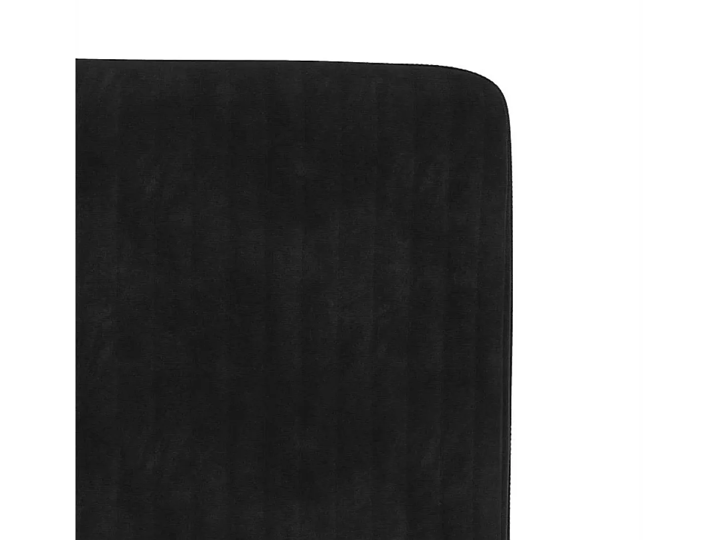 Silla de comedor 6 unidades terciopelo negro