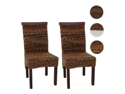 Silla de comedor Acireale (set de 2), light, sin cojines