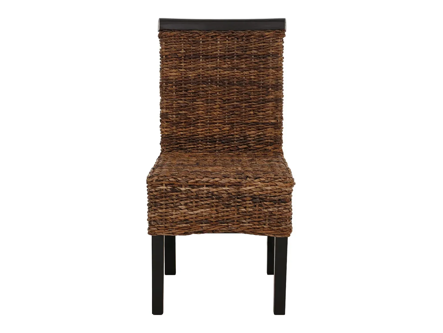 Silla de comedor Acireale (set de 2), oscuro, sin cojines