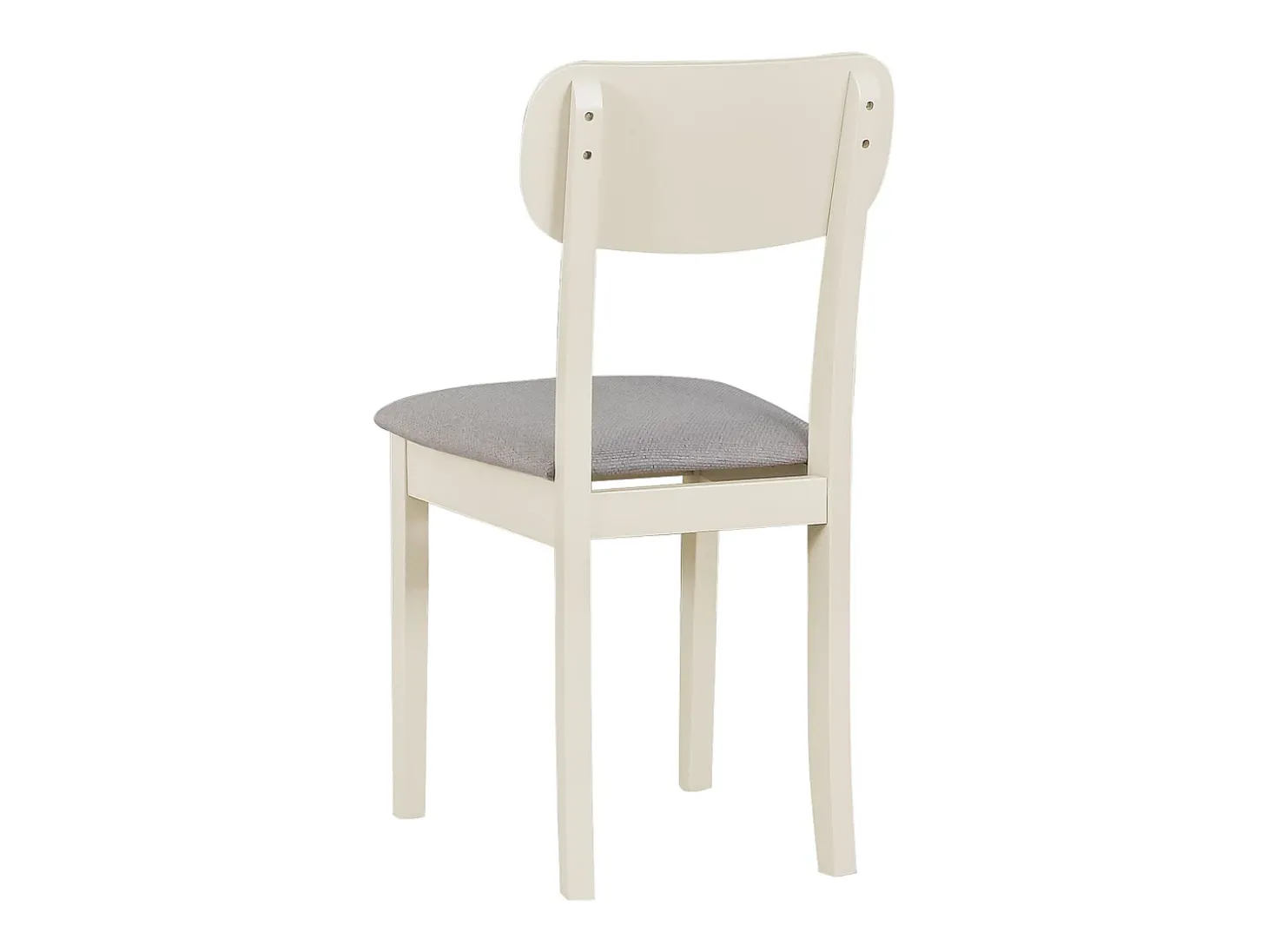 Silla de comedor acolchada – Gris claro/Greige – NOELES