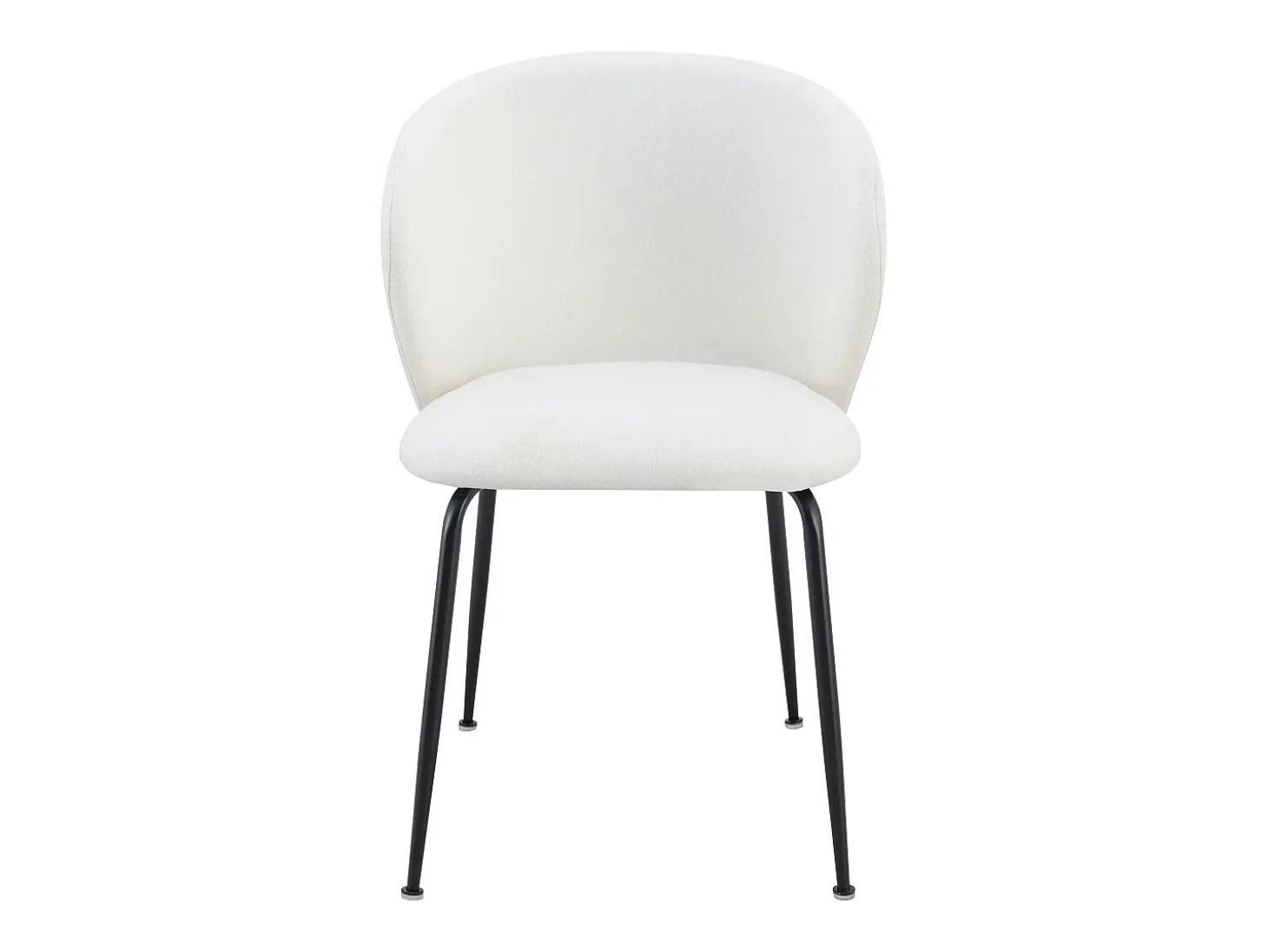 Silla de comedor acolchada – Tejido hidrofóbico crema – MEALIZE