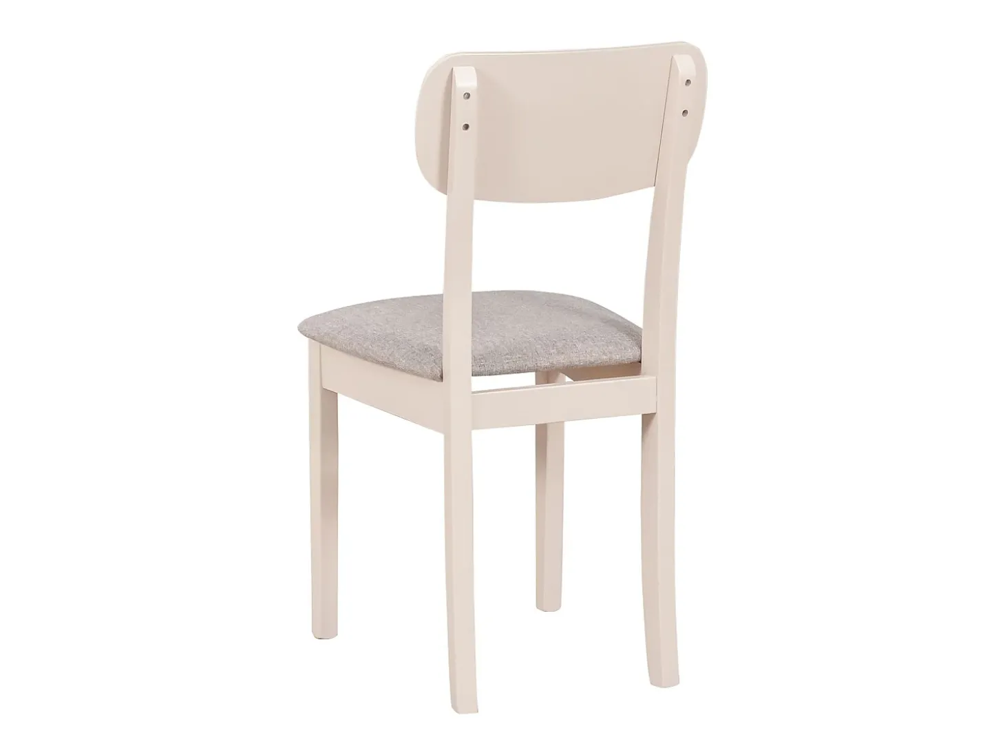 Silla de comedor acolchada – Beige claro/Greige – NOELES