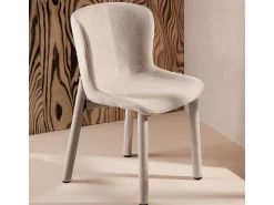 Silla de comedor Astoria beige.