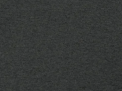 Silla de comedor Aura patas de roble con reposabrazos y retorno en color gris oscuro.