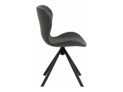 Silla de comedor BatildaA1 función giratoria gris.