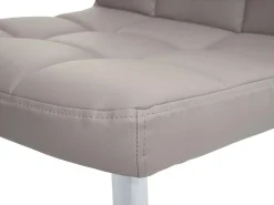 Silla de comedor Cadiz (set de 2), gris topo