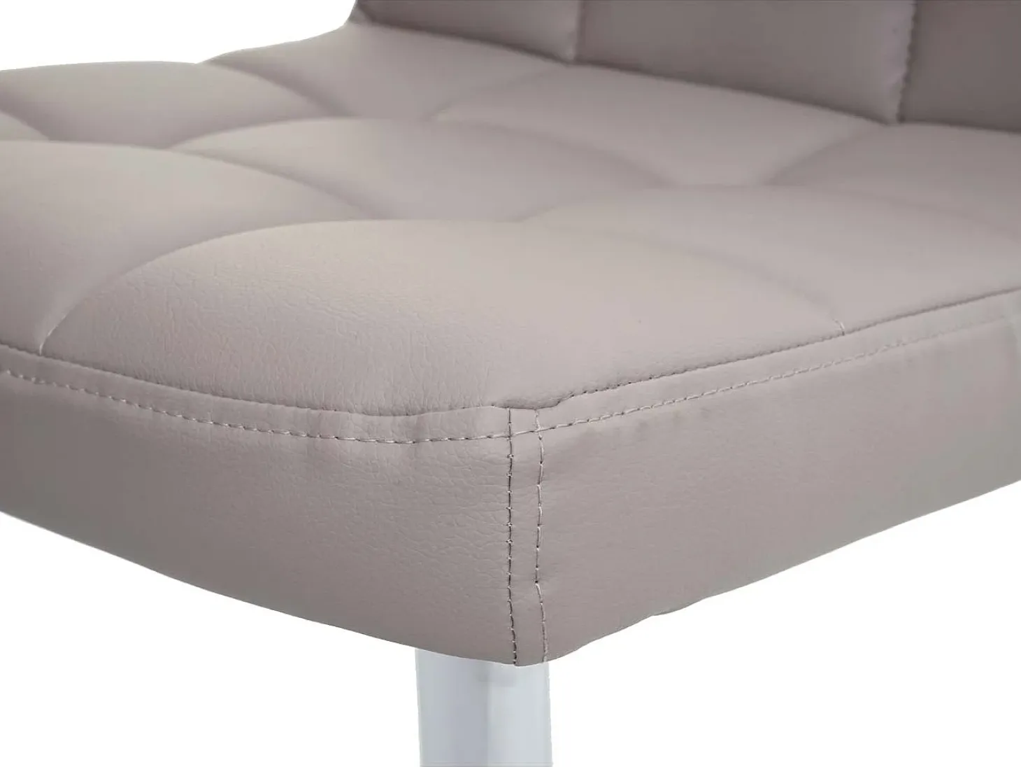 Silla de comedor Cadiz (set de 2), gris topo
