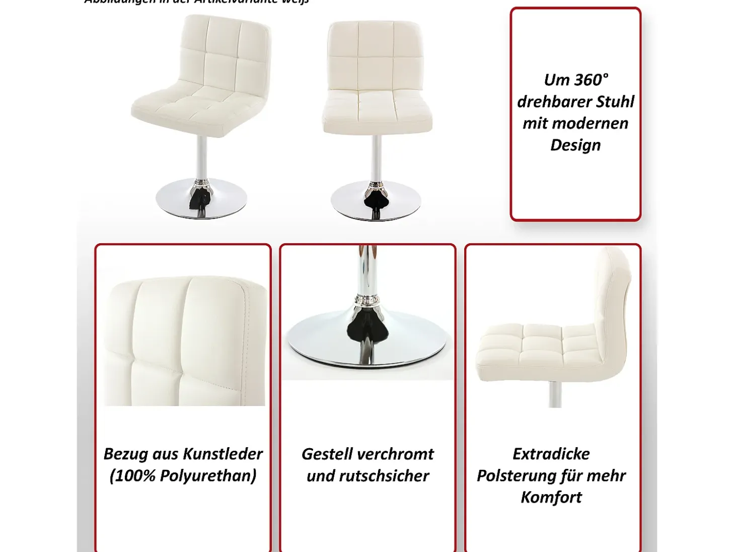 Silla de comedor Cadiz (set de 2), gris topo