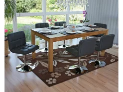 Silla de comedor Cadiz (set de 2), gris