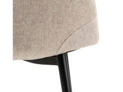 Silla de comedor Celia beige.