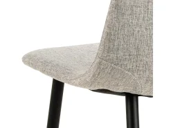Silla de comedor Celia gris.