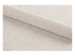 Silla de comedor Clara con reposabrazos tela beige.