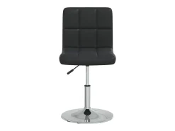 Silla de comedor cuero sintético negra