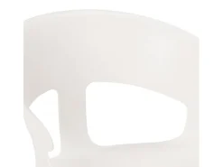 Silla de comedor de diseño moderno para bar y restaurante Evelyn - Blanco