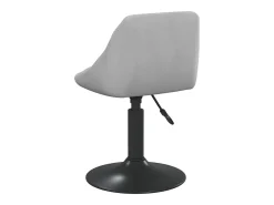 Silla de comedor de terciopelo verde claro