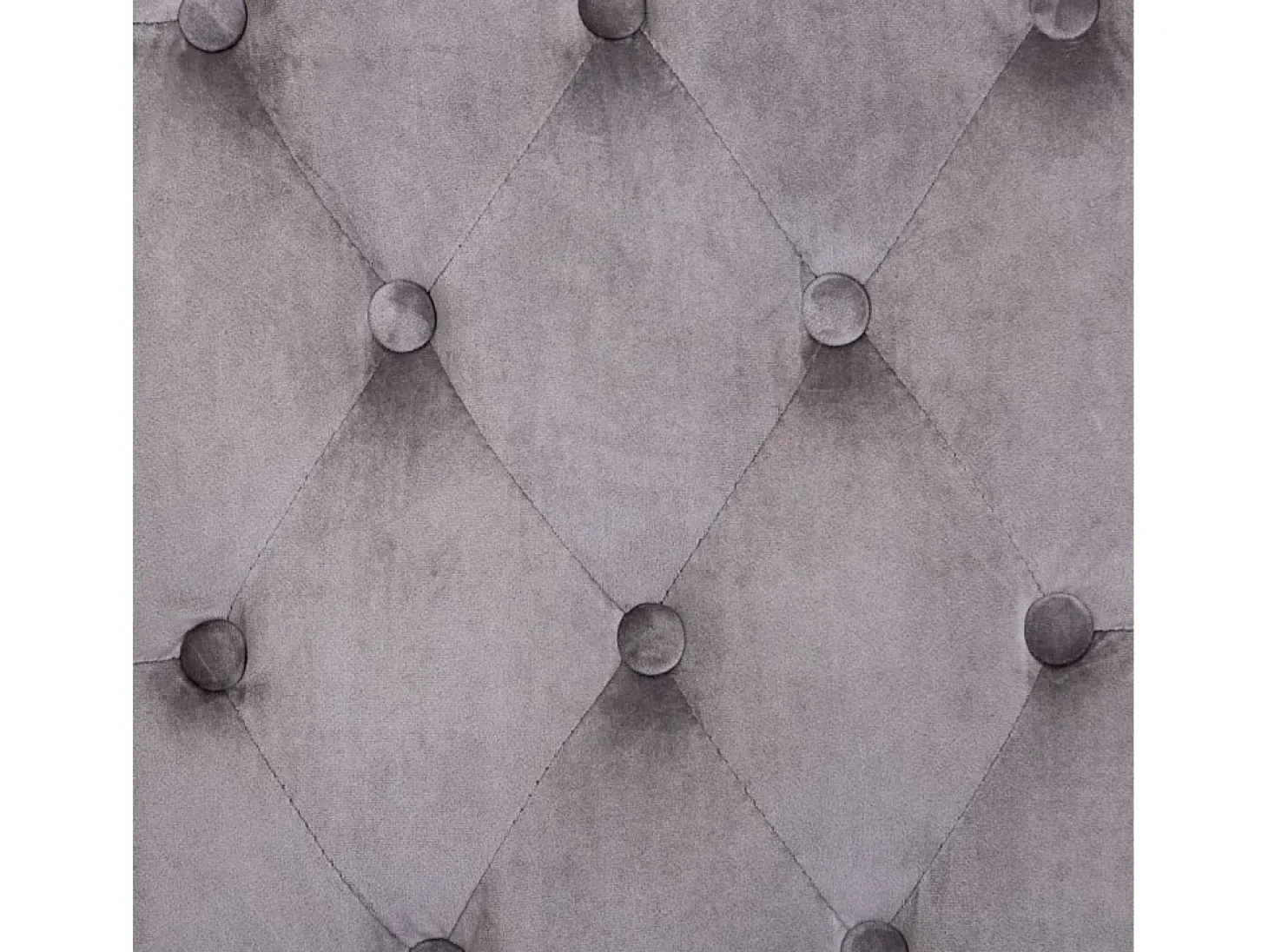 Silla de comedor de terciopelo gris
