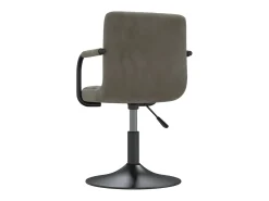 Silla de comedor de terciopelo verde claro