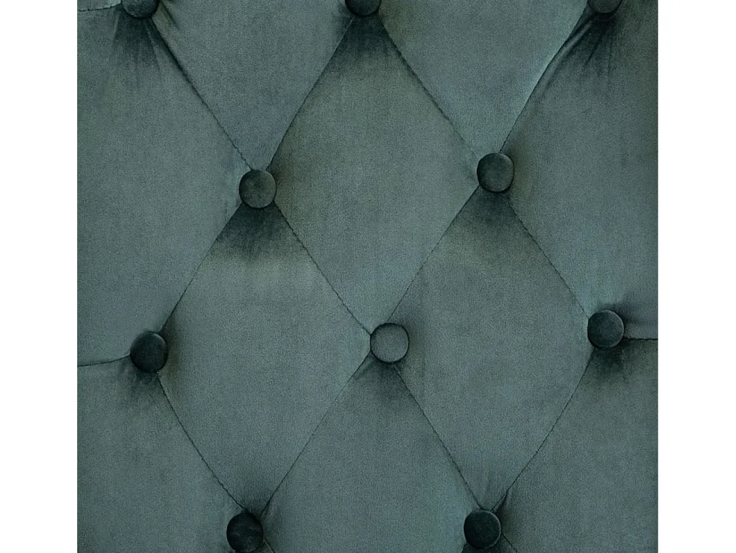 Silla de comedor de terciopelo verde