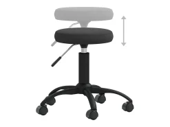 Silla de comedor de terciopelo negro ES113998