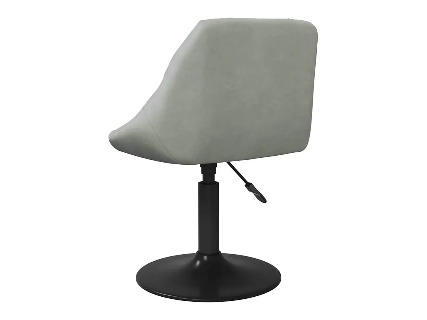 Silla de comedor de terciopelo verde claro