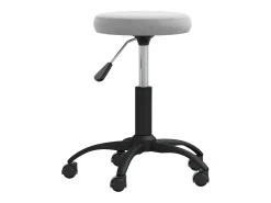Silla de comedor de terciopelo verde claro