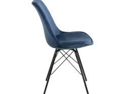 Silla de comedor Erin azul.