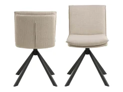 Silla de comedor Flynn beige.