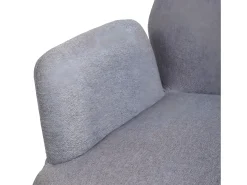 Silla de comedor giratoria MCW-H71, gris claro