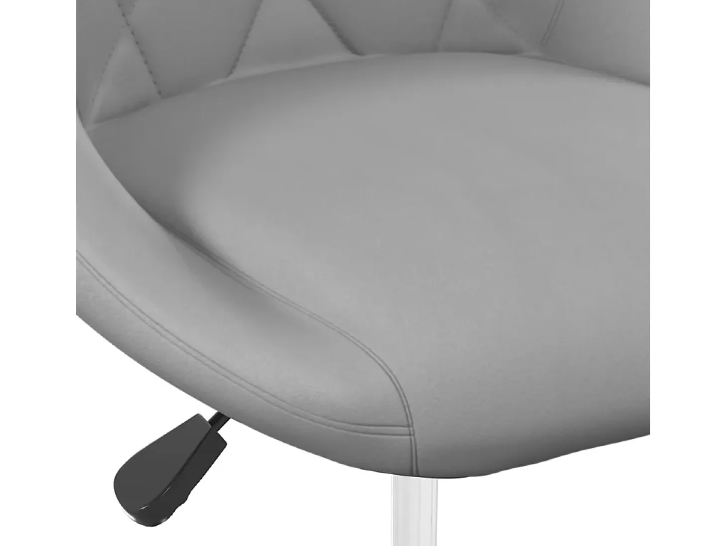 Silla de comedor giratoria 6 unidades terciopelo gris claro