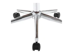 Silla de comedor giratoria de madera curvada y tela gris