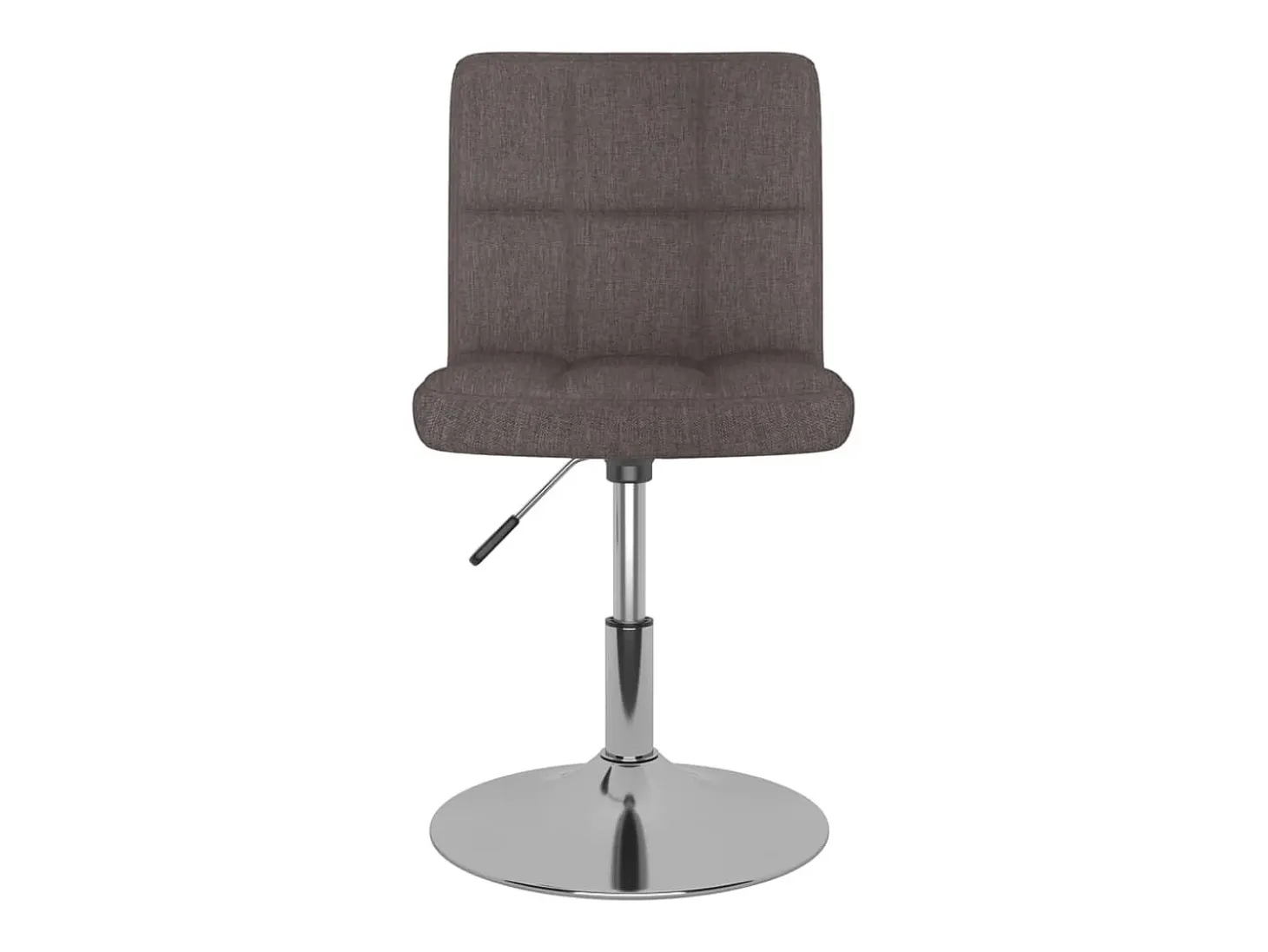 Silla de comedor giratoria tela gris topo