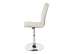 Silla de comedor giratoria MCW-C41, color crema