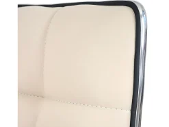 Silla de comedor giratoria MCW-C41, color crema