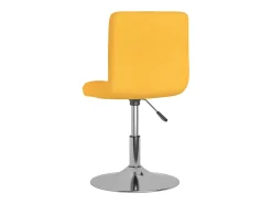 Silla de comedor giratoria tela amarillo