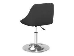 Silla de comedor giratoria 6 unidades terciopelo negro