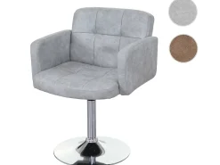 Silla de comedor Houston, gris vintage