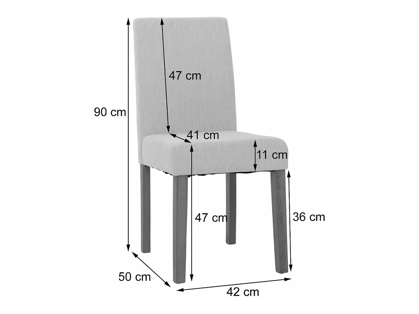 Silla de comedor Littau de chenilla (juego de 6), amarillo, patas color natural