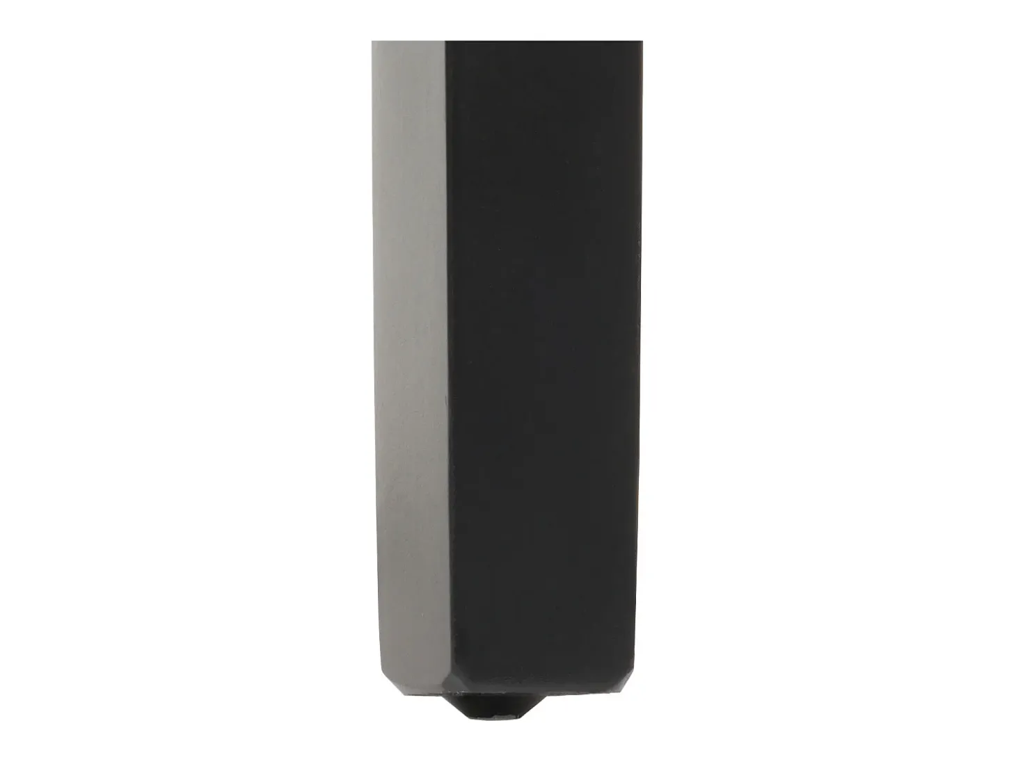 Silla de comedor Littau (set de 4), cuero, patas negras oscuras
