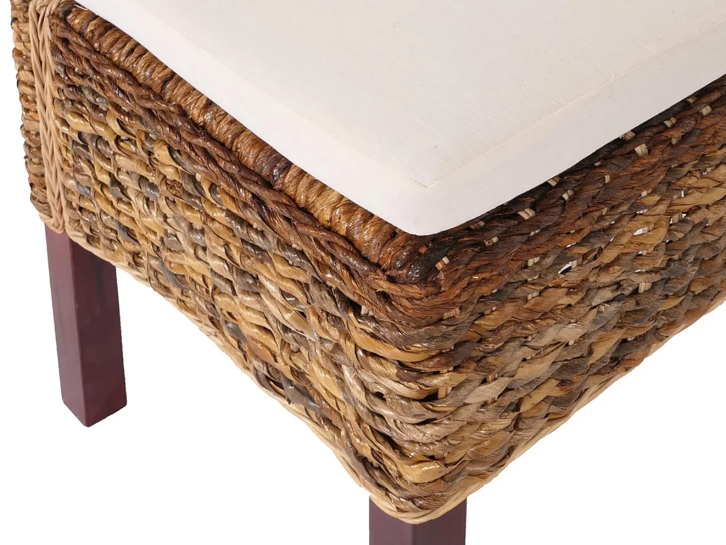 Silla de comedor Loiret (lote de 6), light, con cojín