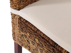 Silla de comedor Loiret (lote de 6), light, con cojín