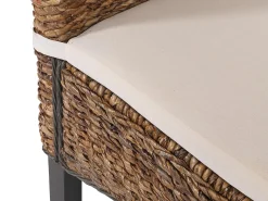Silla de comedor Loiret (lote de 6), oscuro, con cojín