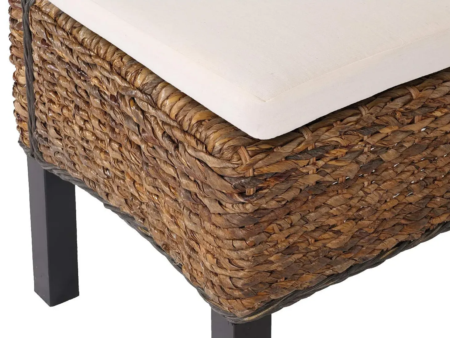Silla de comedor Loiret (lote de 6), oscuro, con cojín