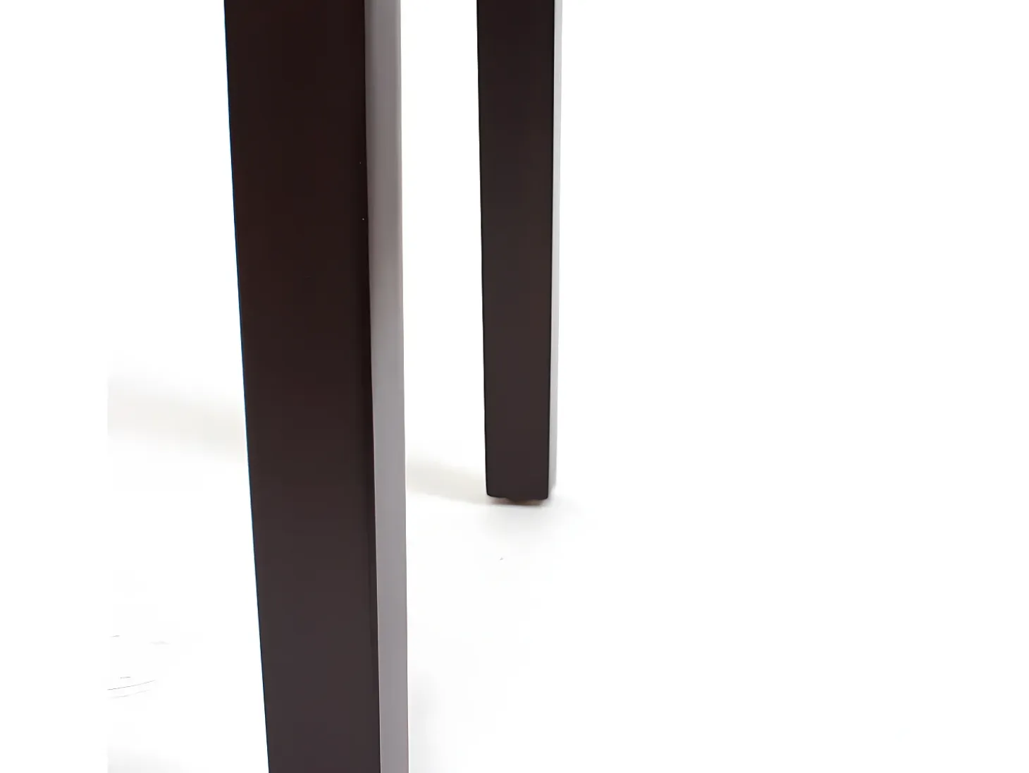 Silla de comedor M37 (juego de 6), polipiel mate, marrón, patas oscuras