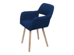 Silla de comedor MCW-A50 II (juego de 6), azul