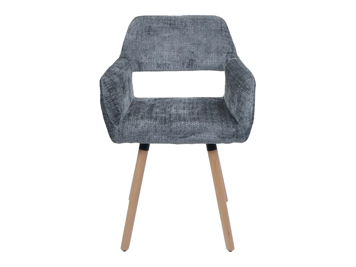 Silla de comedor MCW-A50 II, gris oscuro