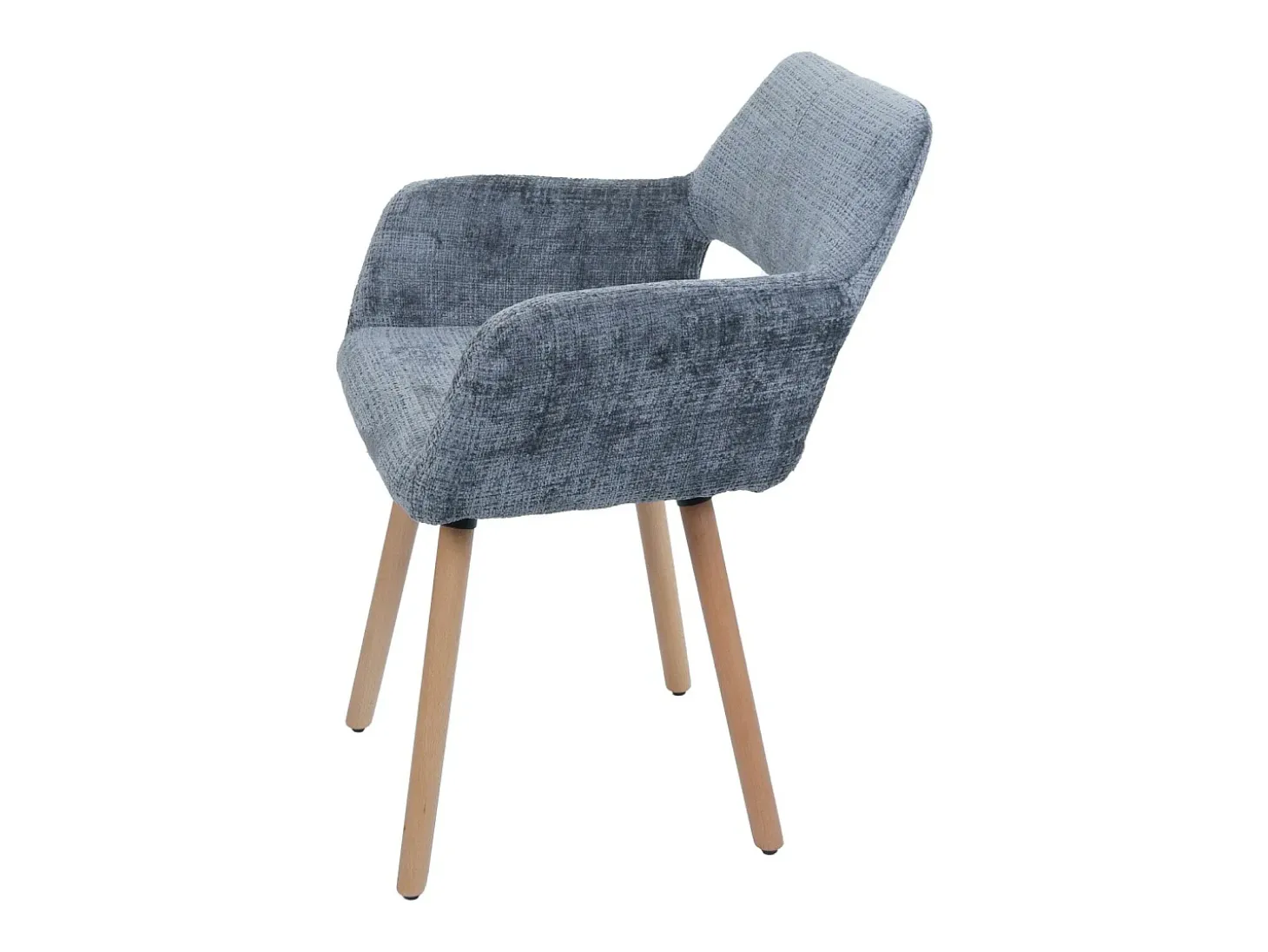 Silla de comedor MCW-A50 II, gris oscuro