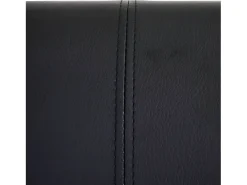 Silla de comedor MCW-A50 II, polipiel, negro, patas ligeras