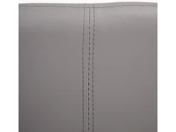 Silla de comedor MCW-A50 II (juego de 6), piel sintética, gris topo, patas claras